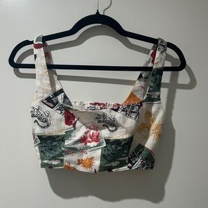 Reformation Graphic Print Tank Top